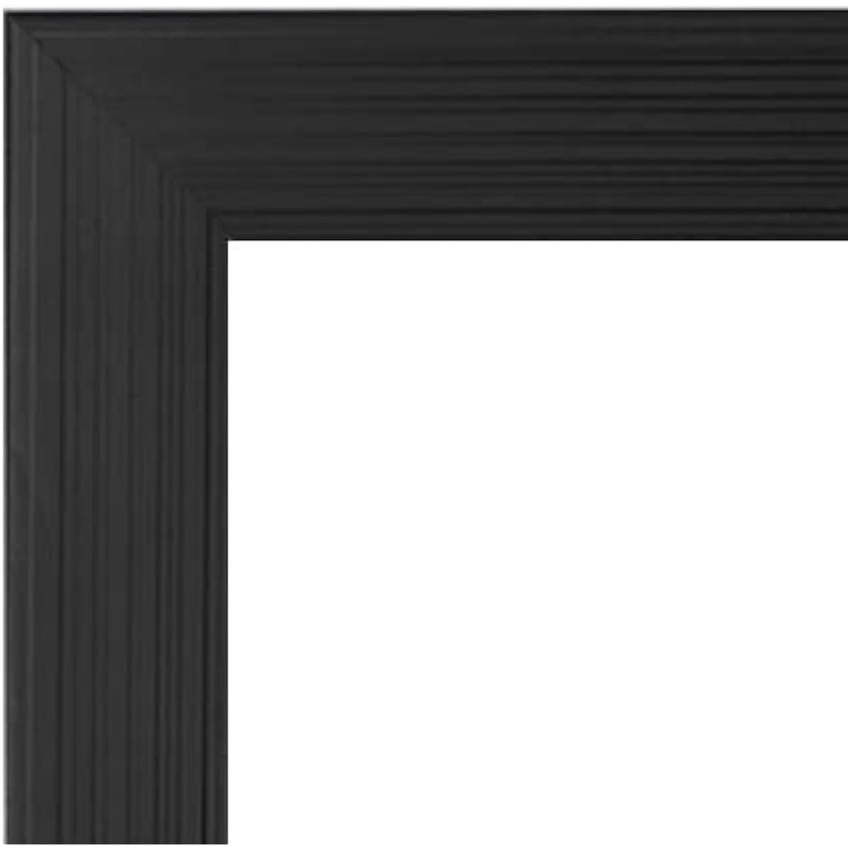 PECULA 2 Pack 5x7 Picture Frame, Black Picture Frame for Wall and Tabletop Display, Resistant Plastic Clear Plexiglass for Vertical or Horizontal Display