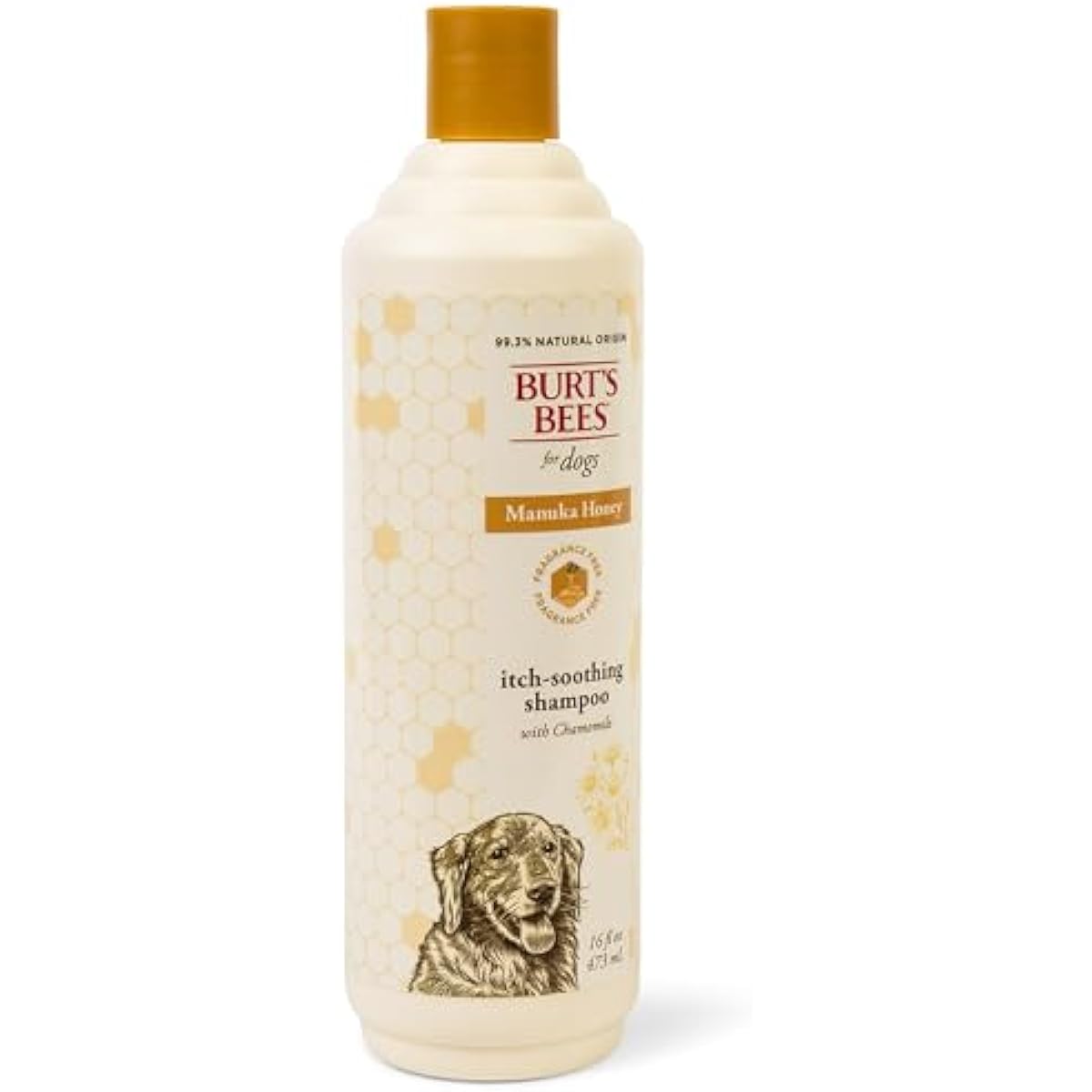 Burt’s Bees for Pets Itch Shampoo with Manuka Honey and Chamomile for Dogs, Itch Relief for Dogs - Naturally Derived Ingredients, 16 Fl Oz