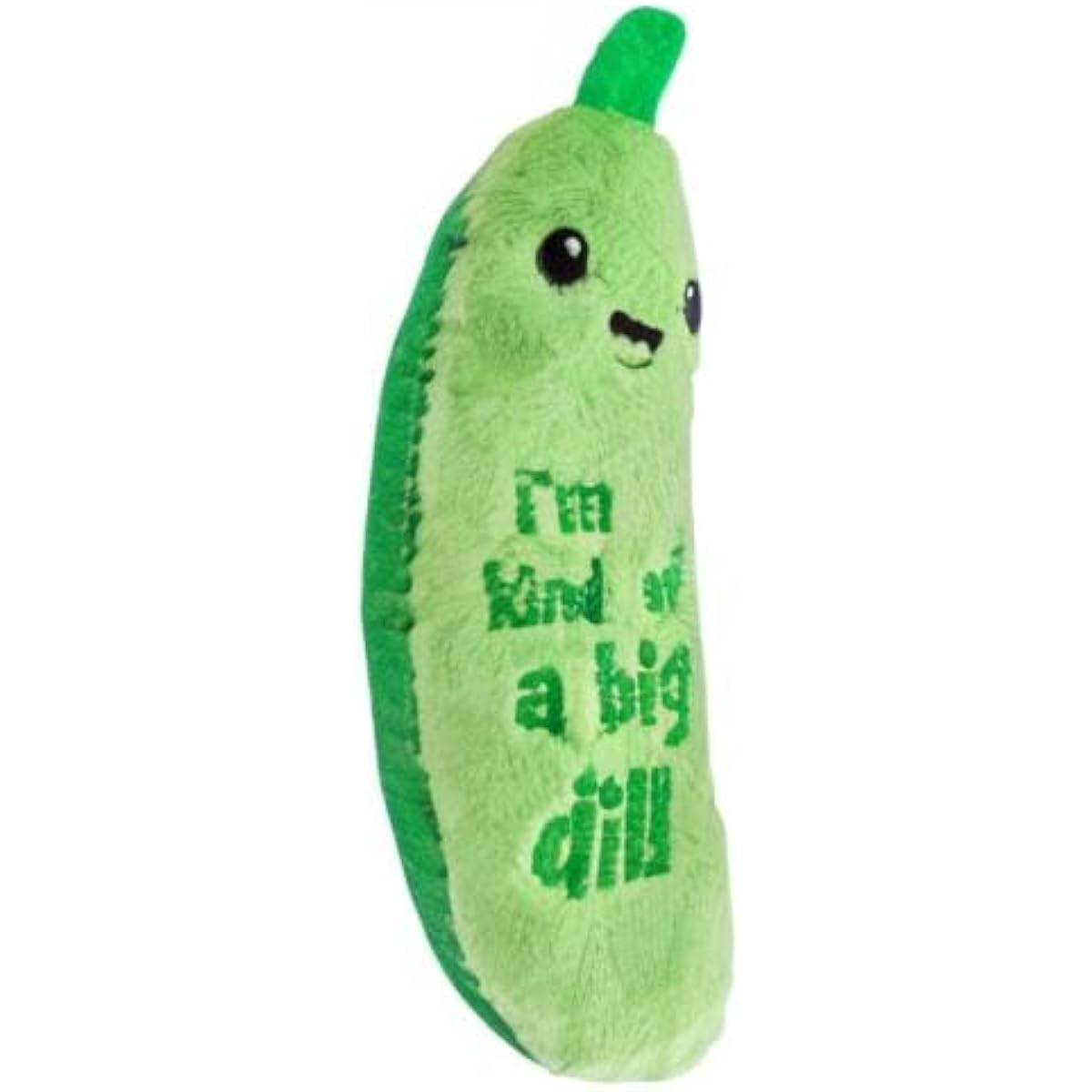 Catstages Crunchy Pickle Kicker Cat Toy – Plush Crinkle Toy with Catnip and Dental Mesh, 6.5"