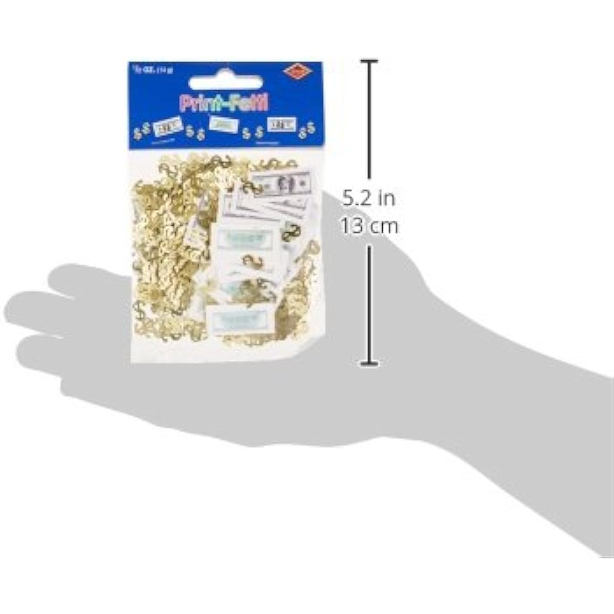 Beistle Big Bucks Print-Fetti