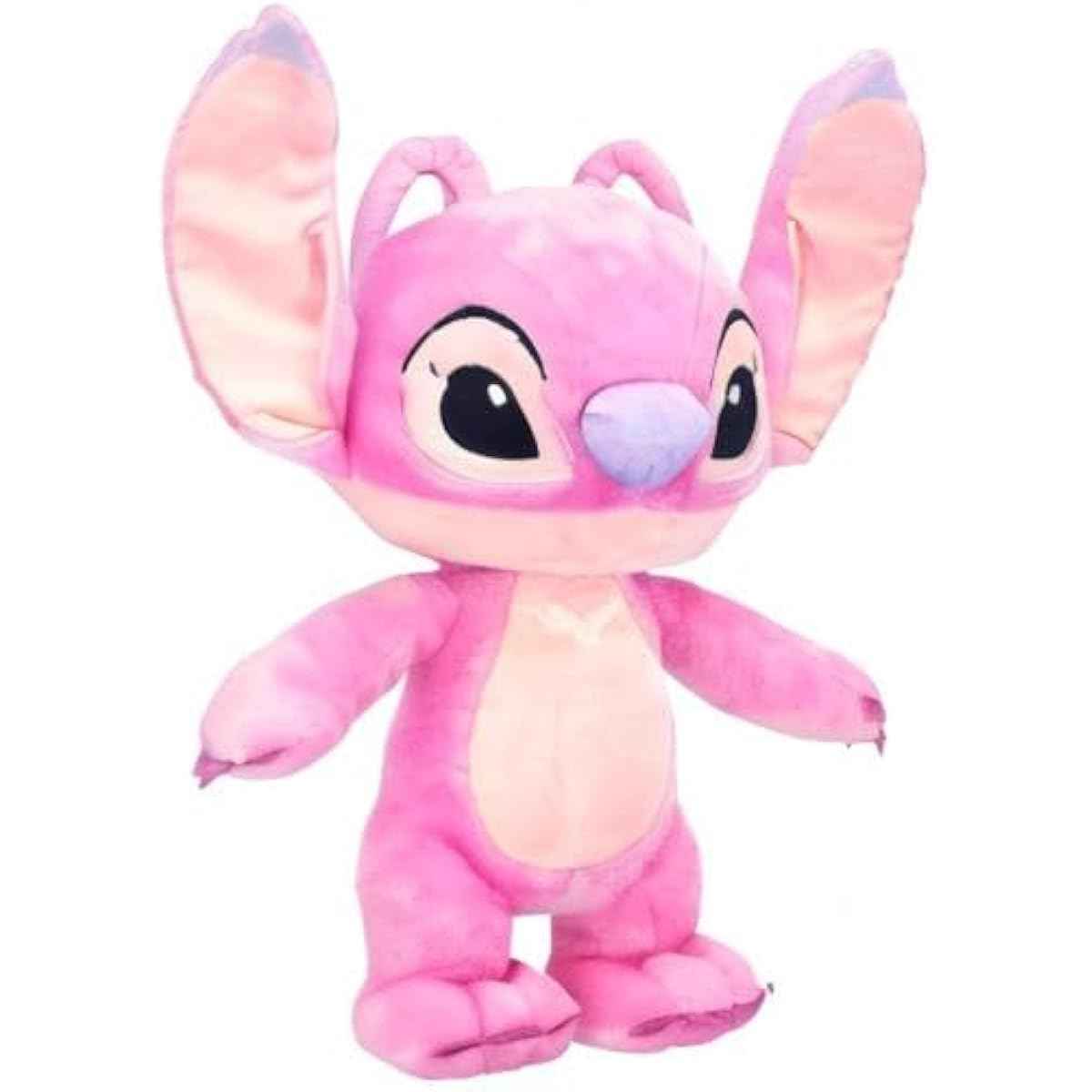KIDS PREFERRED Disney Baby Lilo & Stitch Angel Soft Huggable Stuffed Animal Cute Plush Toy for Toddler Boys and Girls, Gift for Kids, Pink Angle 16 Inches