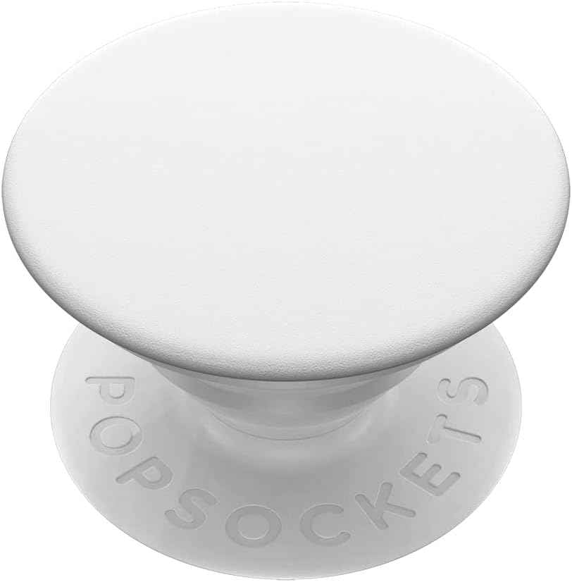 PopSockets Phone Grip with Expanding Kickstand, Adhesive Grip, Cute PopSockets - Blanc Fresh