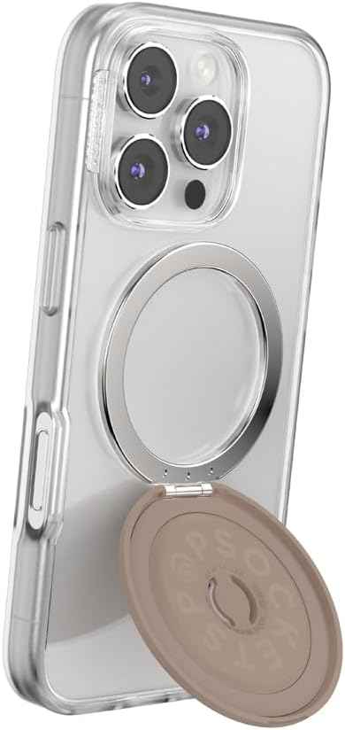 PopSockets Phone Grip with Expanding Kickstand, Adhesive Grip, Cute PopSockets - Blanc Fresh