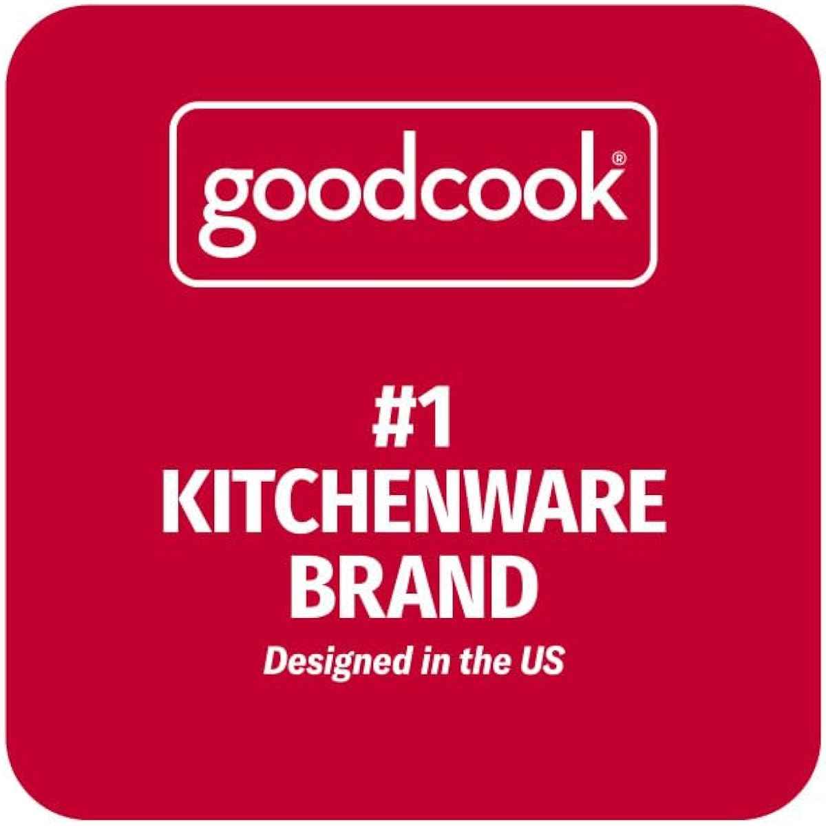 Good Cook Can Opener, Safe Cut Manual Can Opener, no Sharp Can Edges, Black