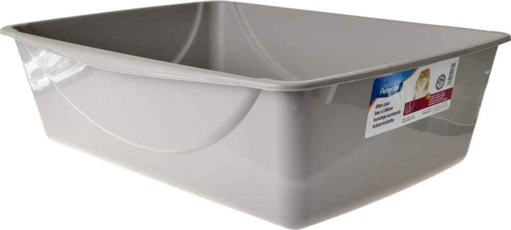 Petmate Litter Pan, Blue/Gray, Small, Made in USA