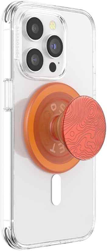 PopSockets Phone Grip with Expanding Kickstand, Adhesive Grip - Neon Pink