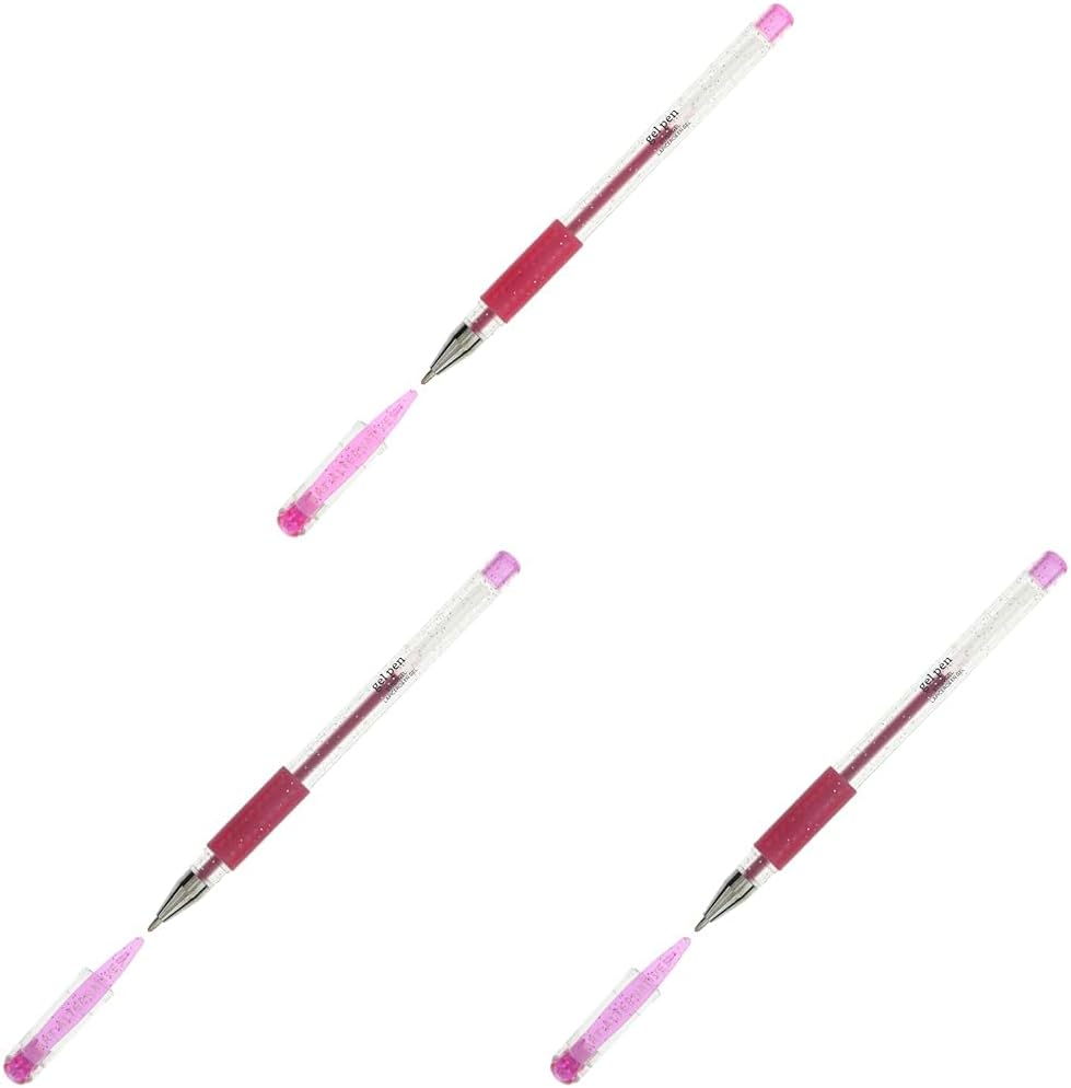 Art Alternatives Gel Pen, Metallic Pink - Ballpoint - Non-Smear + Quick Dry - Writing, Drawing, Coloring, Journal, Planner