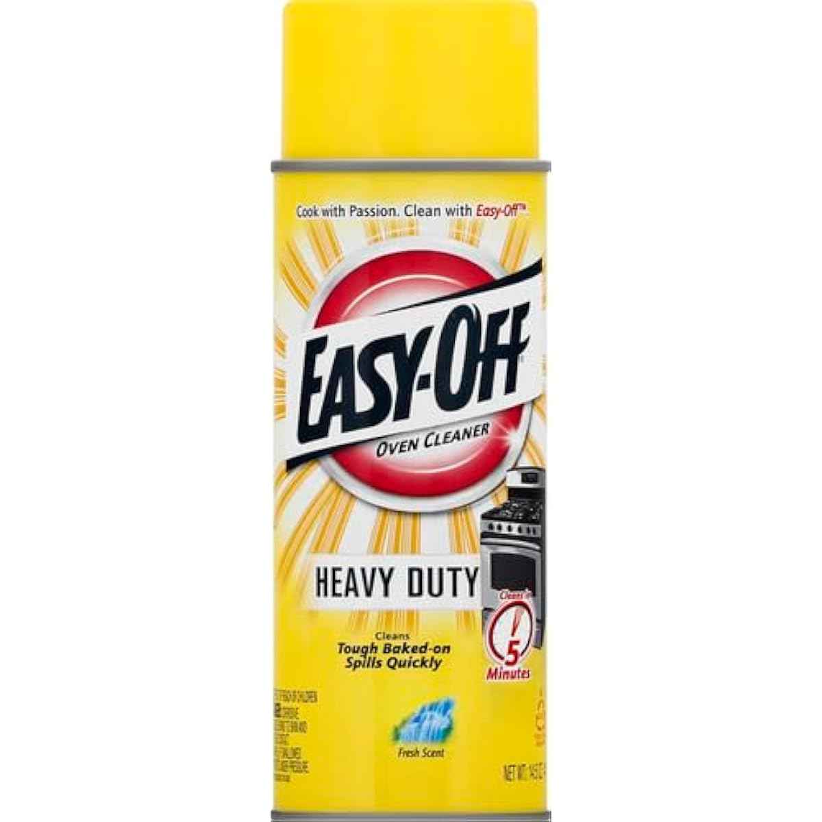Easy Off Heavy Duty Oven Cleaner, Regular Scent 14.5 oz Can (Pack of 2)