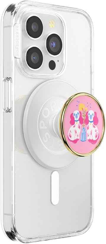 PopSockets Phone Grip with Expanding Kickstand, Adhesive Grip - Neon Pink