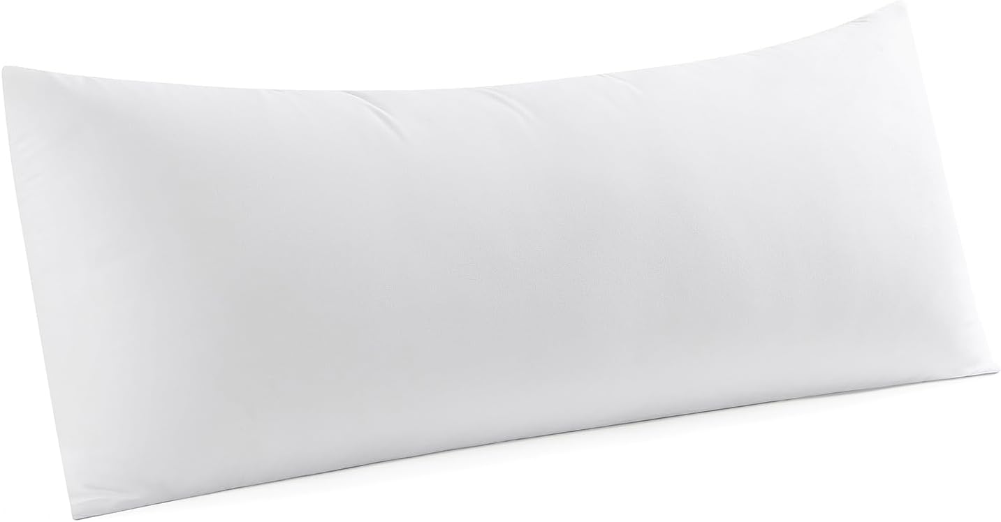 MIULEE Throw Pillows Inserts, Pack of 2 18x18 Inch 100% Virgin Fiber Filling Bed Couch Pillows