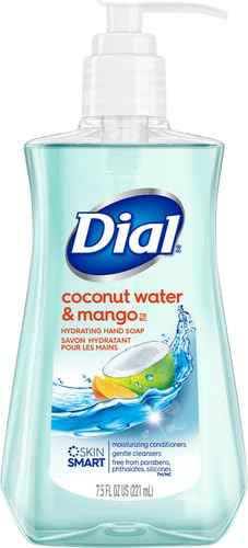 Dial Liquid Hand Soap, Coconut Water & Mango, 7.5 Ounce