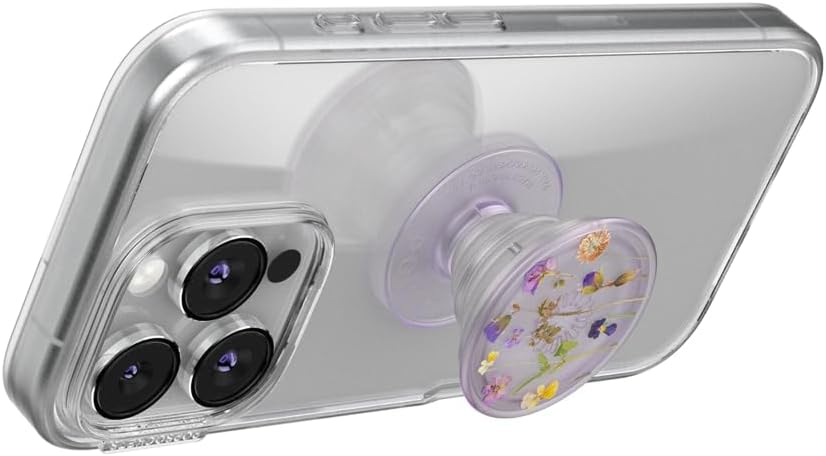 PopSockets Phone Grip with Expanding Kickstand, Adhesive Grip, Cute PopSockets - Purple Fields