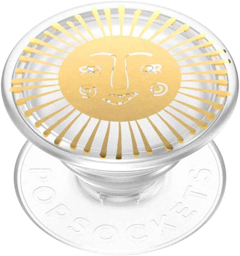 PopSockets Phone Grip for MagSafe with Kickstand, Magnetic Stand, Swappable Top, Secure Hold for iPhone MagSafe Cases, Phone & Tablet Grip - Clear