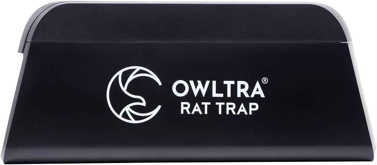 OW-2 Indoor Electric Mouse Trap 2 PCS, Instant Kill Rodent Zapper with Pet Safe Trigger, Black