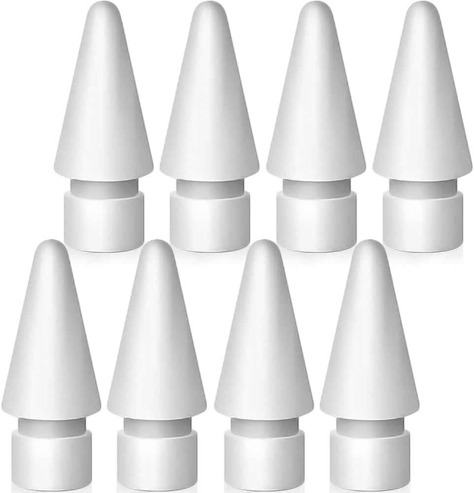 Replacement Tips for Apple Pencil 2nd Generation/ 1st Generation Tips, iPencil Nibs Accessories for iPad Pro Pencil 2/1 Gen(4 Pack)