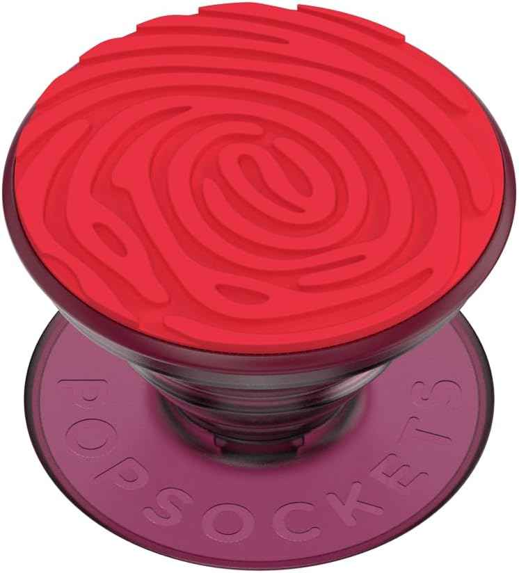 PopSockets Phone Grip with Expanding Kickstand, Adhesive Grip - Neon Pink
