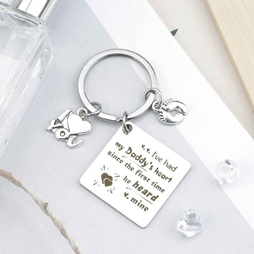 Daddy Gifts,Father's Day Gifts,Daddy to Be Gifts Presents Keychain Dad Birthday Valentines Christmas Gifts