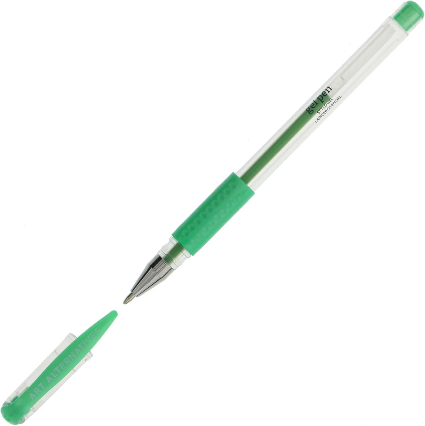 Art Alternatives Gel Pen, Metallic Pink - Ballpoint - Non-Smear + Quick Dry - Writing, Drawing, Coloring, Journal, Planner