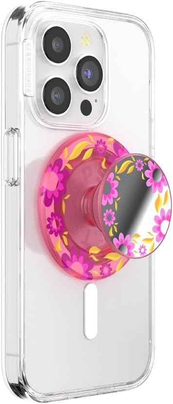 PopSockets Phone Grip with Expanding Kickstand, Adhesive Grip - Neon Pink