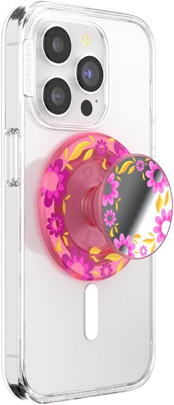 PopSockets Phone Grip with Expanding Kickstand, Adhesive Grip - Neon Pink