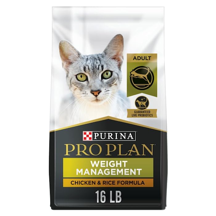 Purina Pro Plan Weight Management Chicken and Rice Adult Formula Dry Cat Food