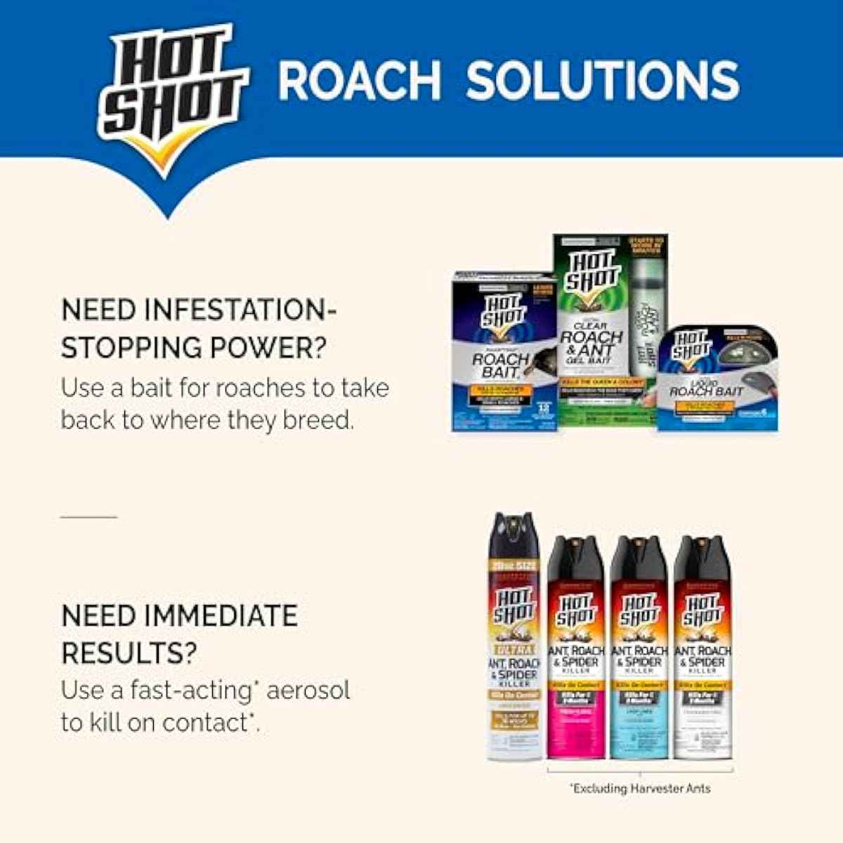 Hot Shot Ultra Liquid Roach Bait 6 Count, Kills In Hours, 1 Pack