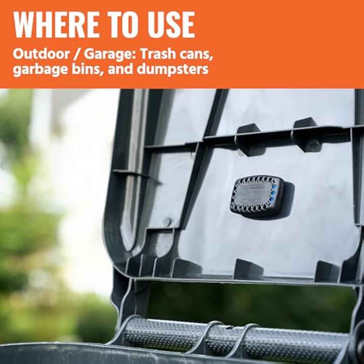 Terro T800 Garbage Guard Trash Can Insect Killer - Kills Flies, Roach, Maggots, Beetles, and Insects in Outdoor Garbage Can