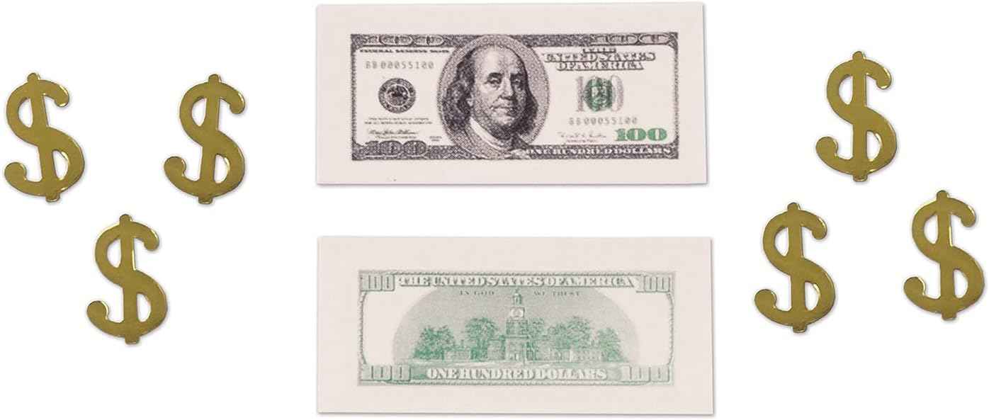 Beistle Big Bucks Print-Fetti