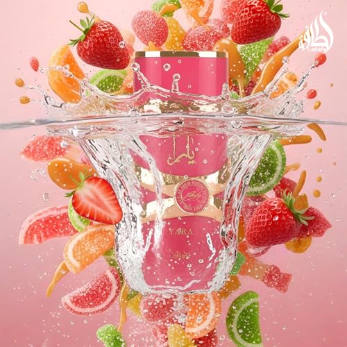 Lattafa Yara Candy - Vanilla, Fruity, Citrus, Floral - Eau de Parfum Long-Lasting Fragrance for Women, 3.40 Ounce / 100 ml
