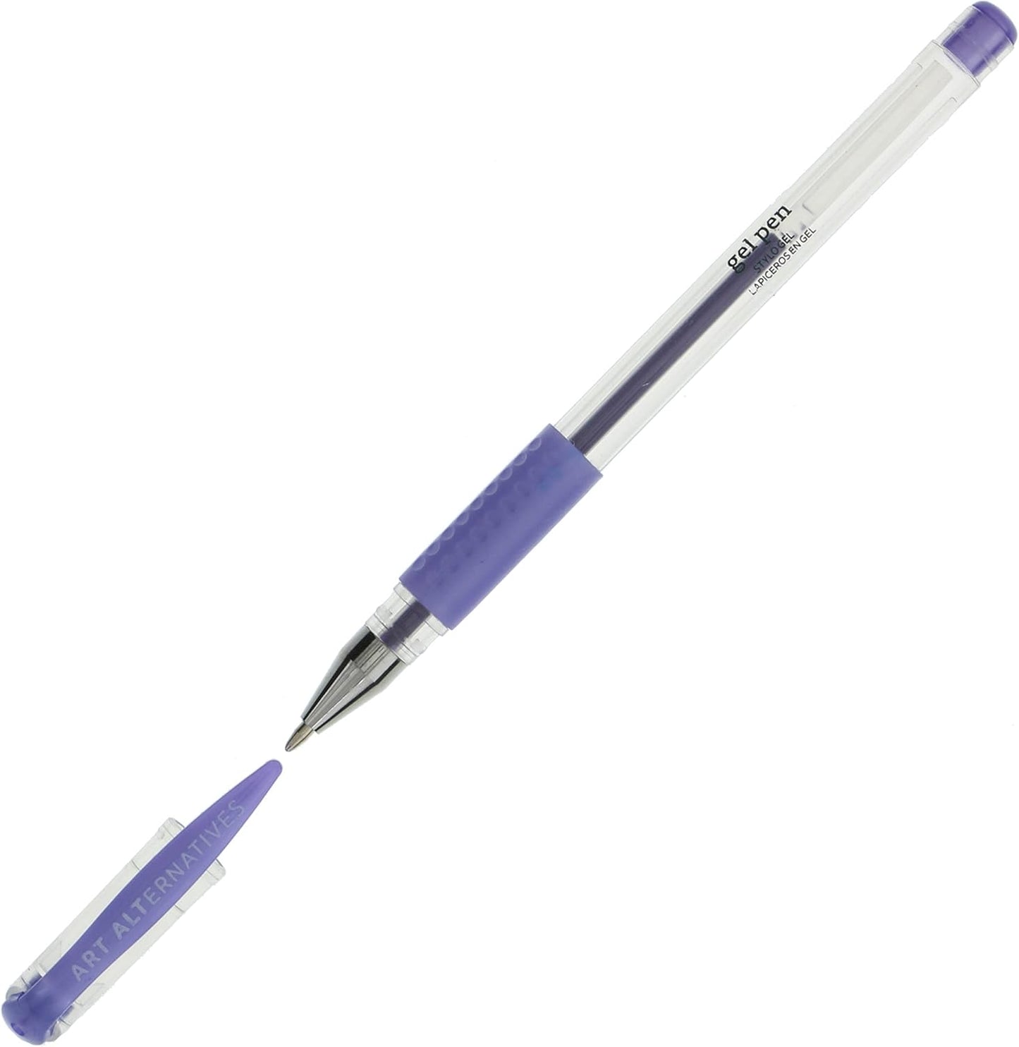 Art Alternatives Gel Pen, Metallic Pink - Ballpoint - Non-Smear + Quick Dry - Writing, Drawing, Coloring, Journal, Planner