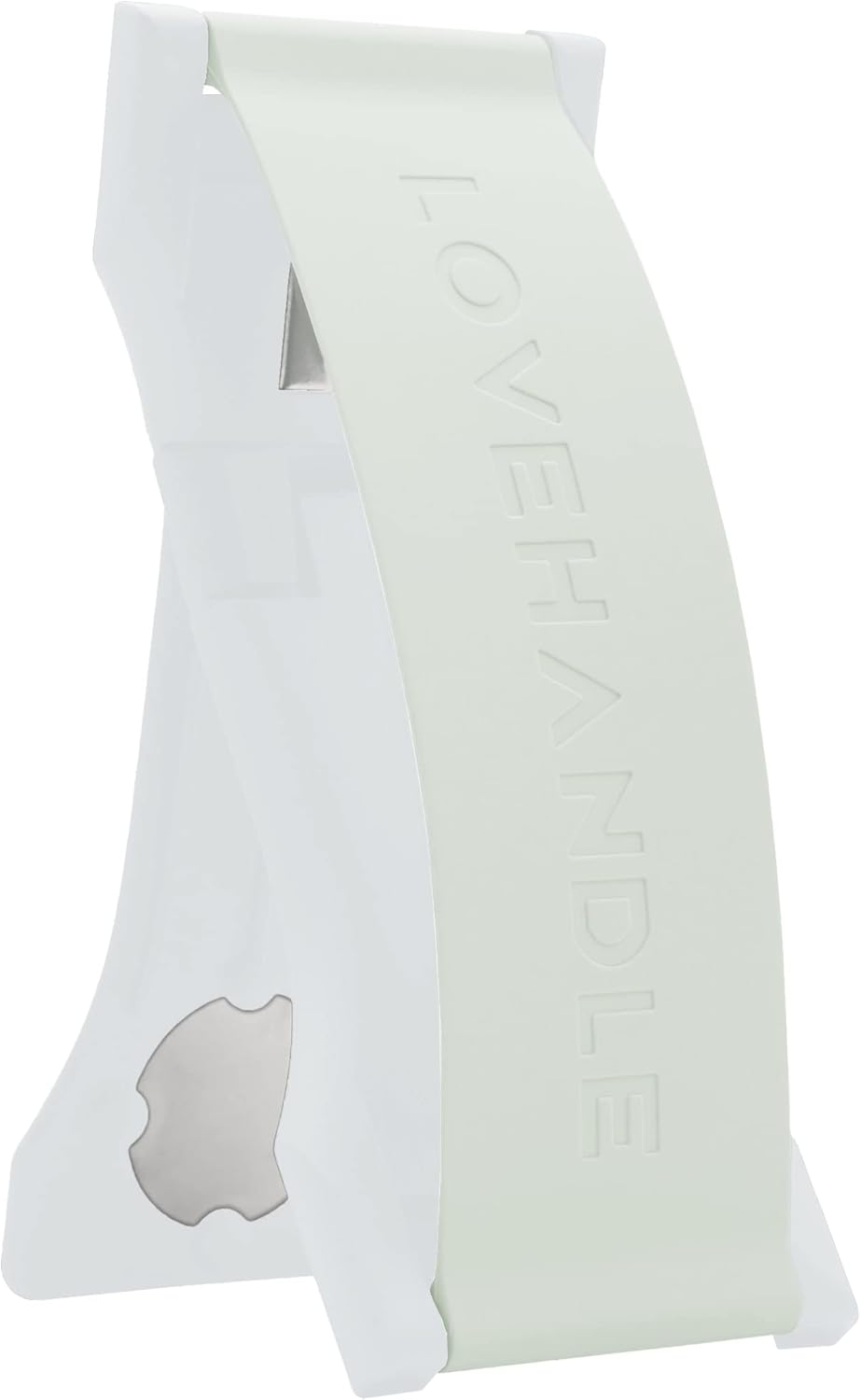 LOVEHANDLE PRO Premium Phone Grip - Silicone Phone Strap - Magnetic Phone Mount and Kickstand for Smartphone and Tablet - Natural Glow Silicone