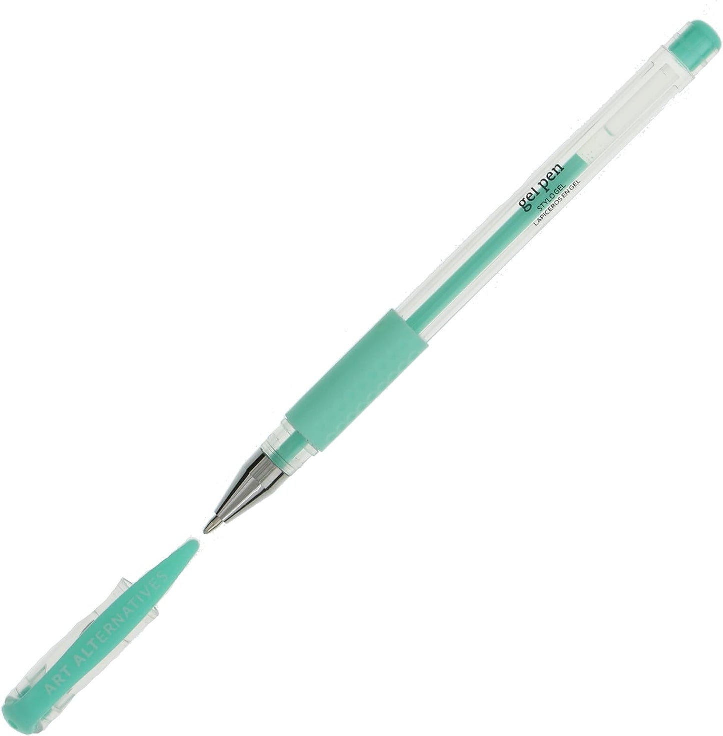 Art Alternatives Gel Pen, Metallic Pink - Ballpoint - Non-Smear + Quick Dry - Writing, Drawing, Coloring, Journal, Planner