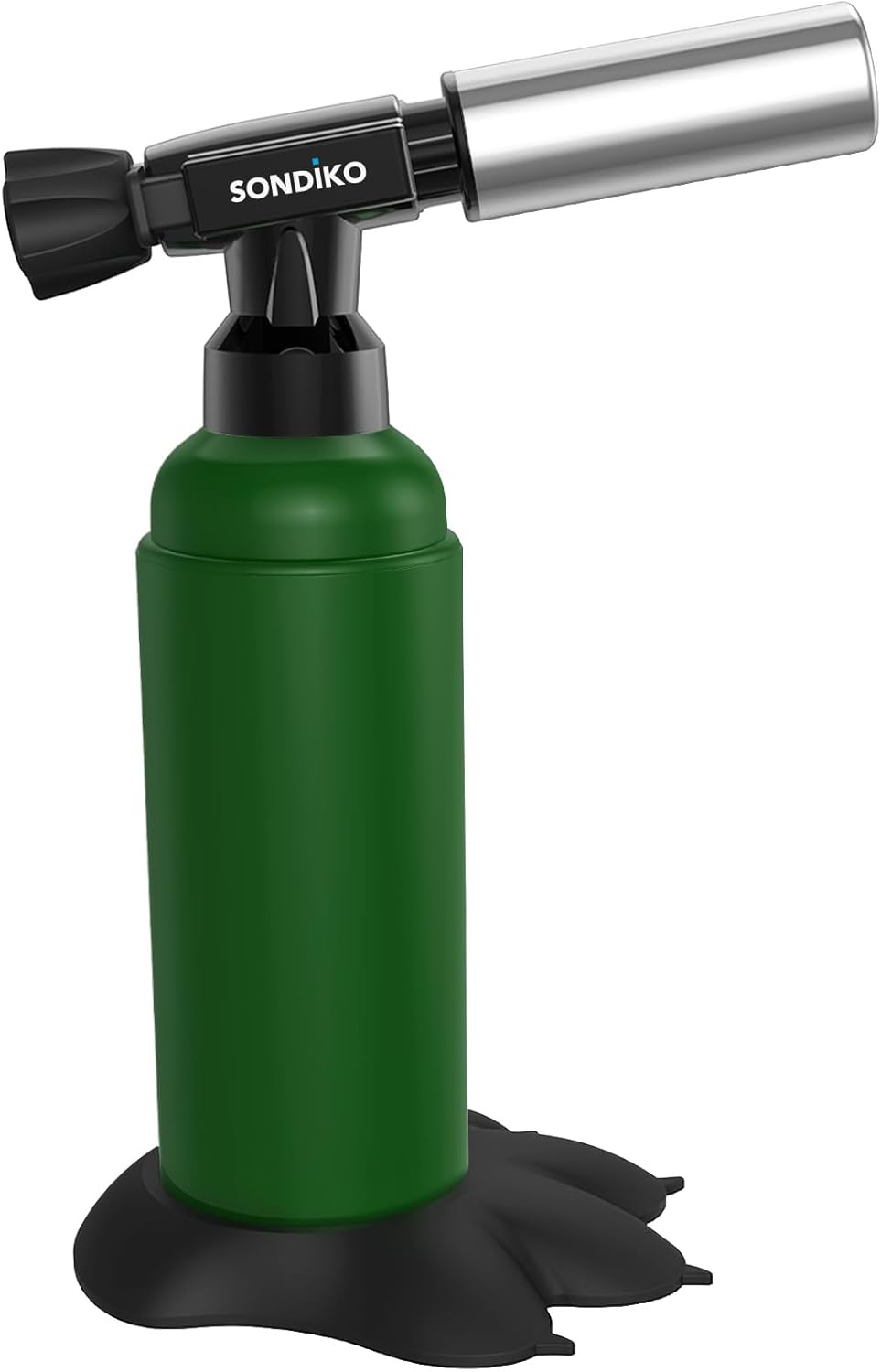 Sondiko Butane Torch Lighter with Fuel Gauge, Refillable Soldering Torch with Adjustable Flame for Welding, Resin Art, Industrial(Butane Gas Not Included)