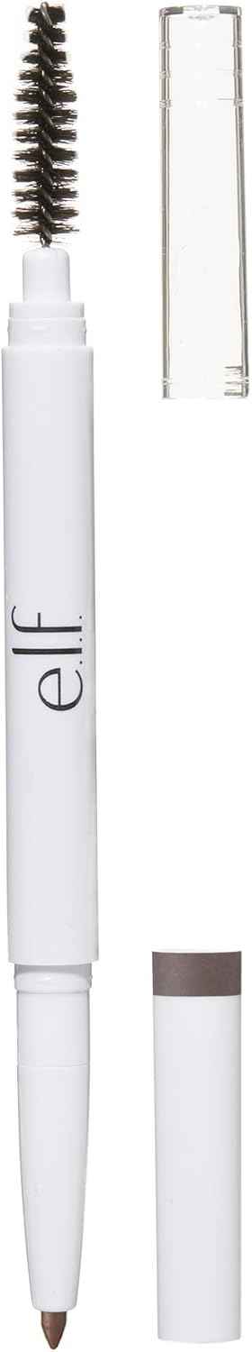 e.l.f. Instant Lift Brow Pencil, Dual-Sided, Precise, Fine Tip, Shapes, Defines, Fills Brows, Contours, Combs, Tames, Taupe, 0.006 Oz