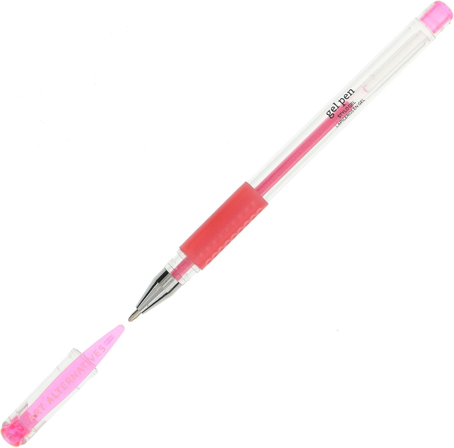 Art Alternatives Gel Pen, Metallic Pink - Ballpoint - Non-Smear + Quick Dry - Writing, Drawing, Coloring, Journal, Planner