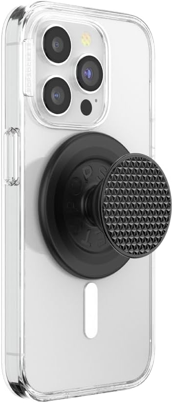 PopSockets Phone Grip with Expanding Kickstand, Adhesive Grip - Black