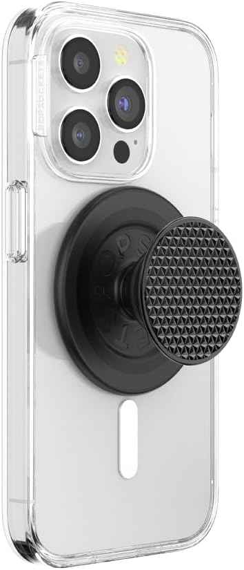 PopSockets Phone Grip with Expanding Kickstand, Adhesive Grip - Black