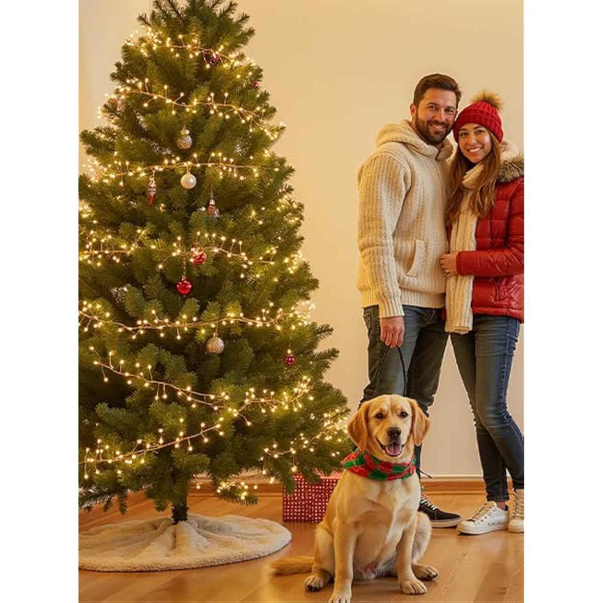 Brightown Fairy Lights Battery Operated, 10Ft 120 LED Firecracker String Lights, Waterproof Silver Wire Starry Firefly Light for DIY Wreath Weeding Indoor Outdoor Christmas Decorations