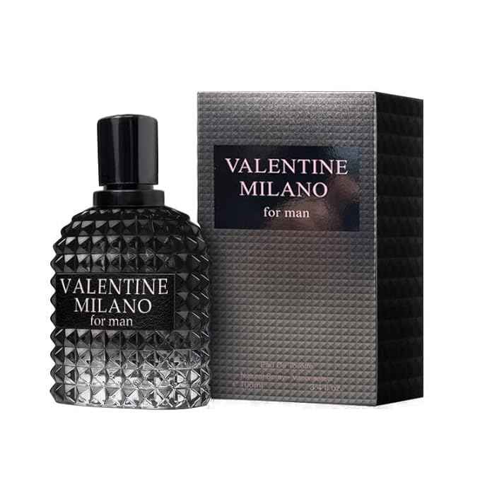 Perfume for Men Valentine Milano Eau de Toilette Natural Spray Men Cologne Masculine Scent 3.4 Fl Oz/100ML, 1