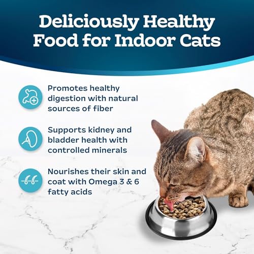 Blue Buffalo Tastefuls Adult Dry Cat Food, Sensitive Stomach Formula, Made in USA, Chicken Recipe, 7-lb Bag