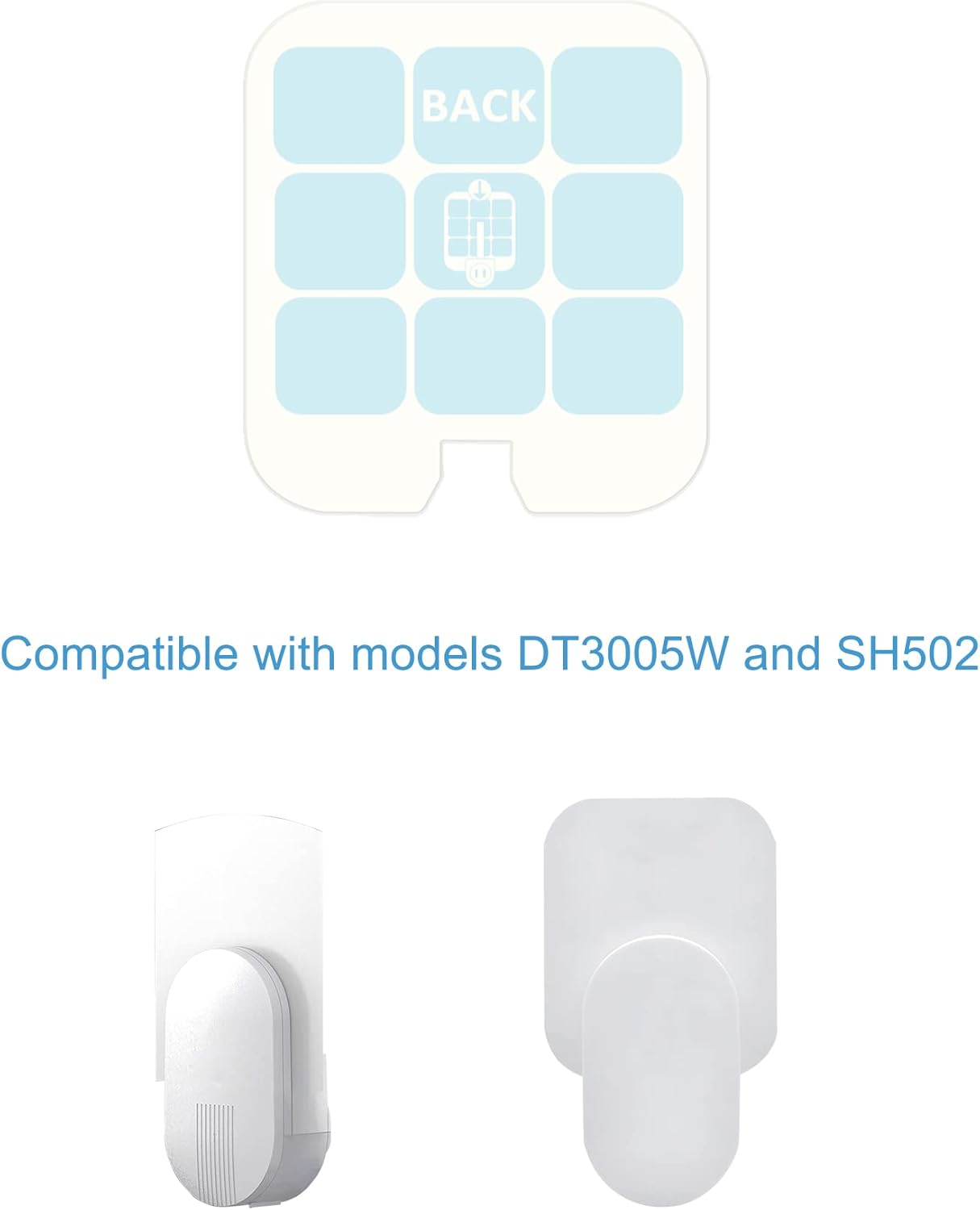 40 Pack Refill Glue Cards Compatible with Safer Home SH502 and Dynatrap DT3005W Dot Indoor Fly Trap Plug-in Insect Trap Replacement Sticky Glue Boards