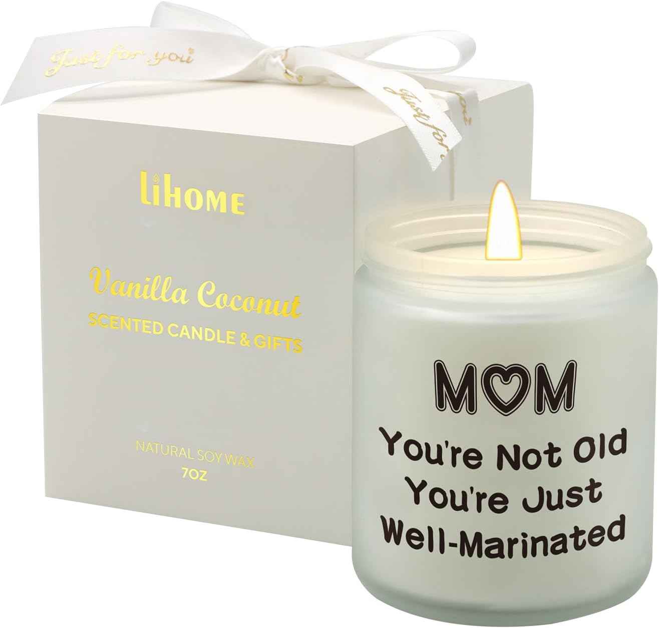 Fall Decorations for Home - Fall Candles, Gifts for Women, Natural Soy Wax Pumpkin Spice Scented Candles