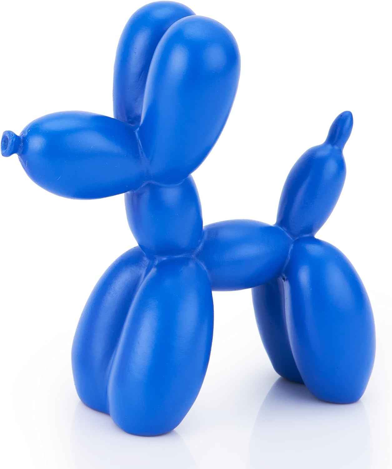 Red Balloon Dog Statue Decor, 4 inch Small Knick Knacks Balloon Dog Animal for Desk Shelf Décor