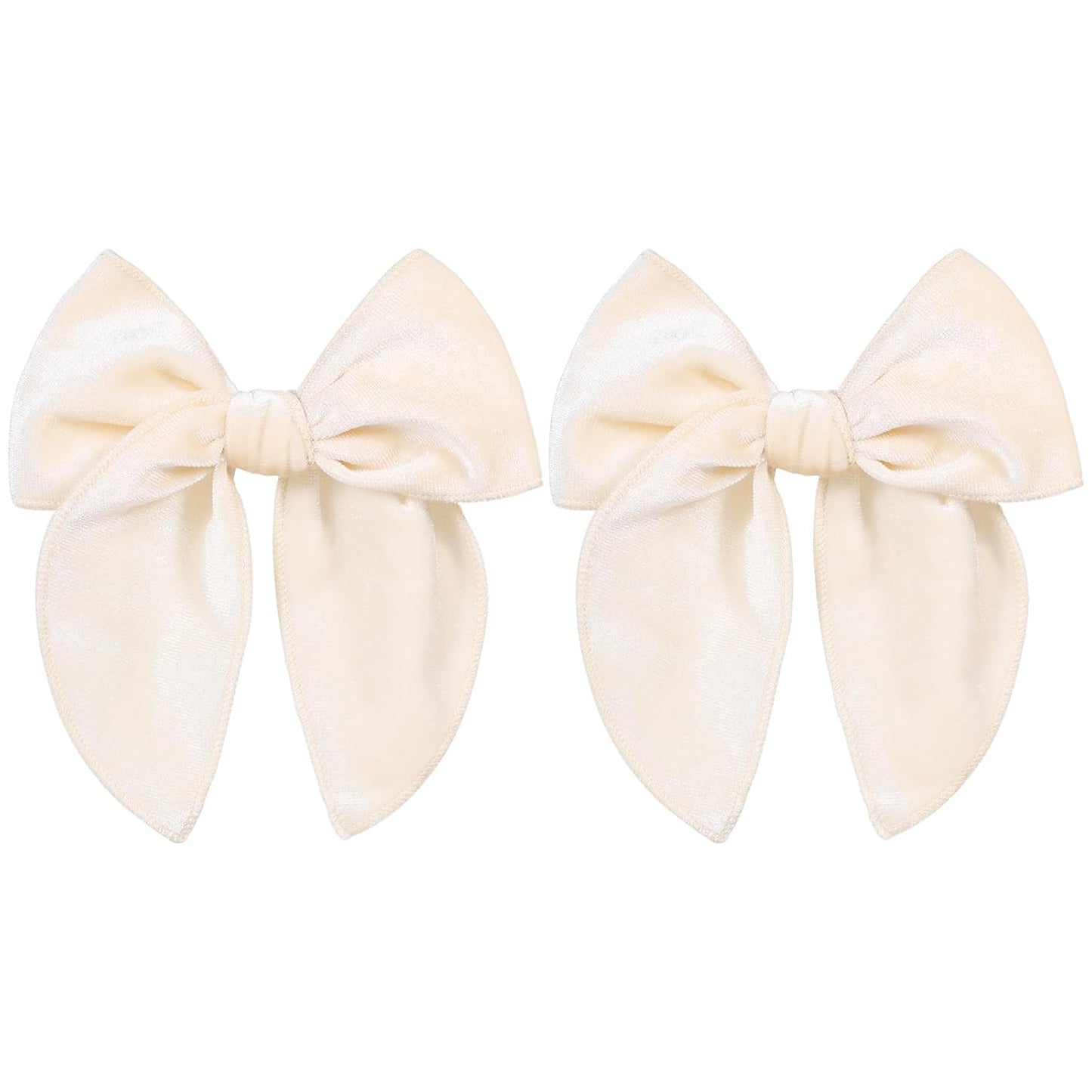 5" Red Christmas Velvet Fable Hair Bows Kids Big Velvet Ribbon Sailor Bow Alligator Clip Cheer Barrettes Hairpins Valentines New Year Gift Accessory for Toddler Teen Baby Girls