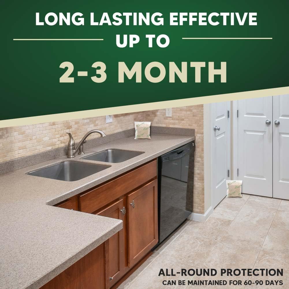 Pest Control Pouches, Mice Repellent Indoor, Rodent Repellent, Mouse Repellent, Mouse Deterrents, Rat Repellent for House,Roach,Spider,Roach,Ant,Mosquito,Silverfish and Lizard Repellent- 8P