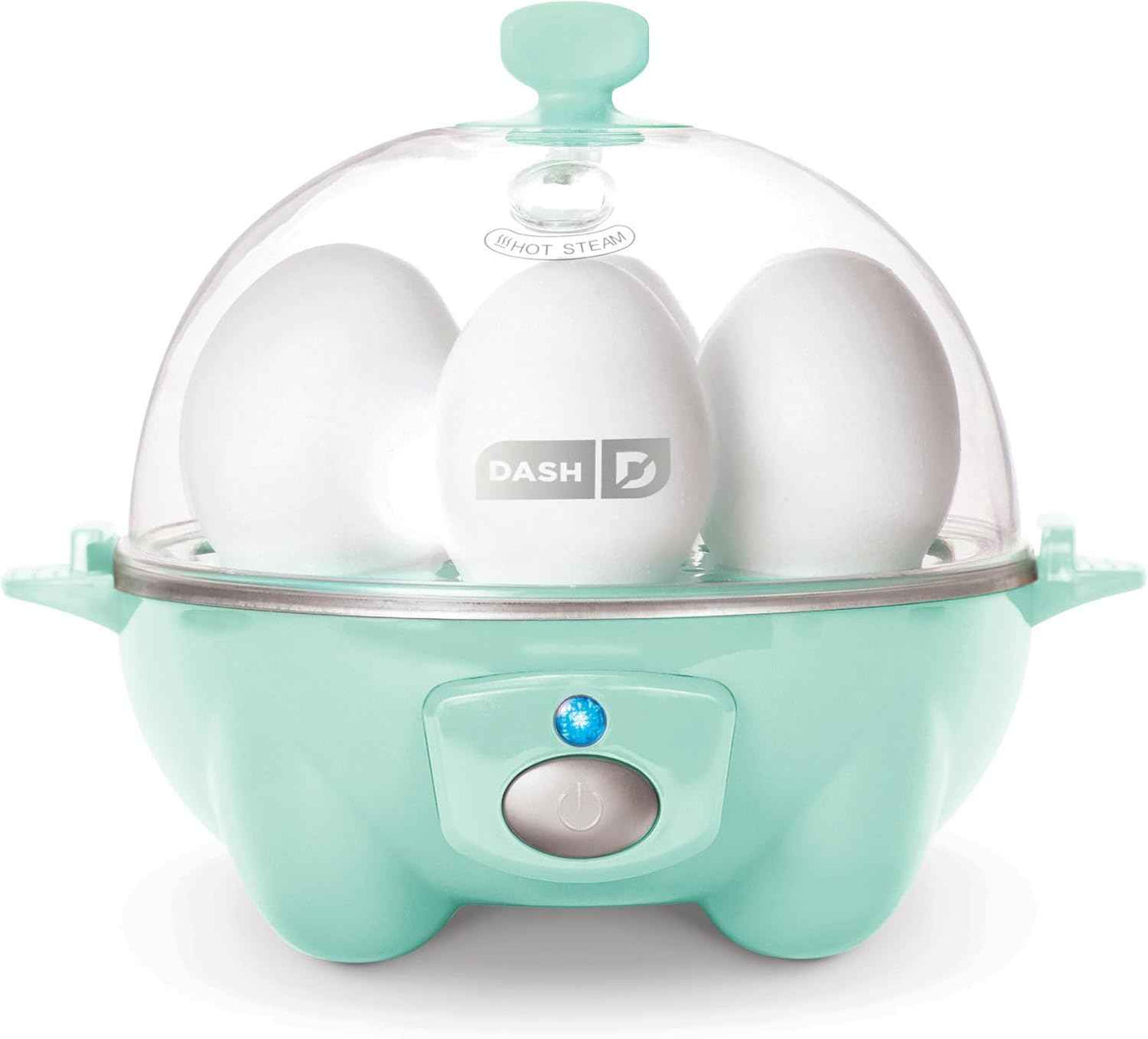 DASH Rapid Egg Cooker: 7 Egg Capacity Electric Egg Cooker for Hard Boiled Eggs, Poached Eggs, Scrambled Eggs, or Omelets with Auto Shut Off Feature - Black'