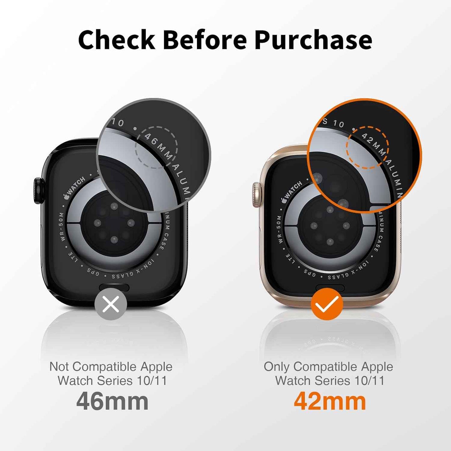 LK 6 Pack for Apple Watch Series 11/ Series 10 Screen Protector 42mm - Anti-Scratch, Self-Healing Soft TPU Screen Protector for Apple Watch 42mm, Bubble Free, HD Transparent, Touch Sensitive