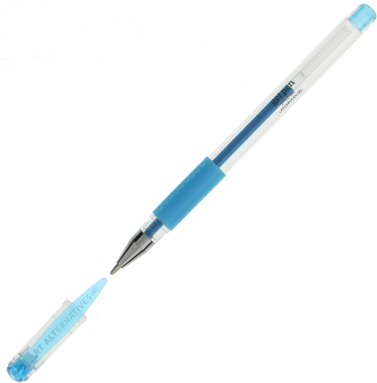 Art Alternatives Gel Pen, Metallic Pink - Ballpoint - Non-Smear + Quick Dry - Writing, Drawing, Coloring, Journal, Planner