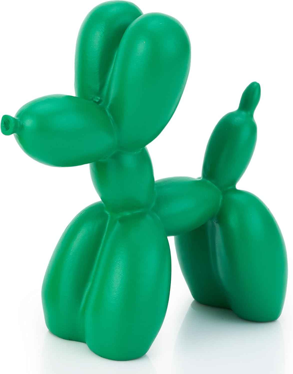 Red Balloon Dog Statue Decor, 4 inch Small Knick Knacks Balloon Dog Animal for Desk Shelf Décor