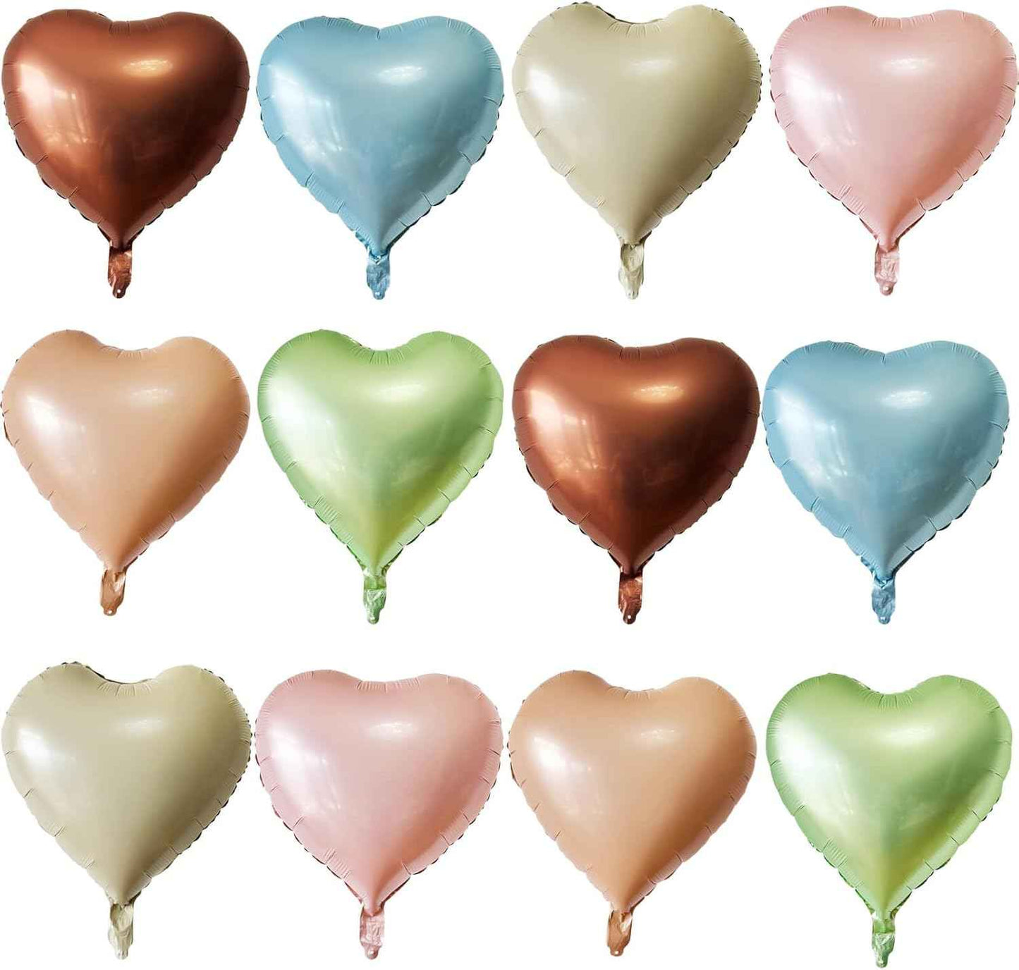 Gradient Pink Heart Shaped balloons Pack of 10,18 Inch Love Valentine Balloons Heart Romantic Balloons For Valentines Day Propose Marriage Wedding Bridal Shower Engagement Party Decorations